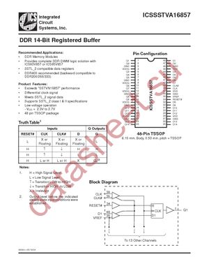 SSTVA16857AGLF datasheet  